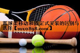 篮球架移动和固定式安装的区别与选择