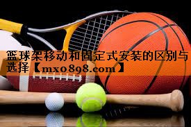 篮球架移动和固定式安装的区别与选择